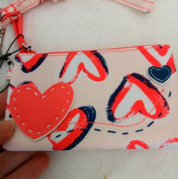 Lanyard zip ID case Vera Bradley mini wallet - Picture 3 of 8